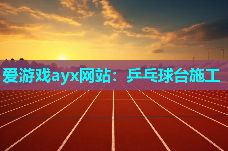 爱游戏ayx网站：乒乓球台施工